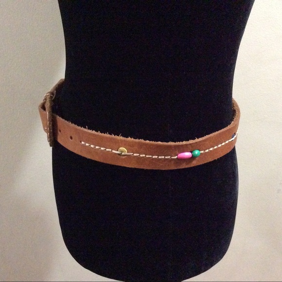 Vintage Pelican Cove buttery soft leather belt - Picture 2 of 14